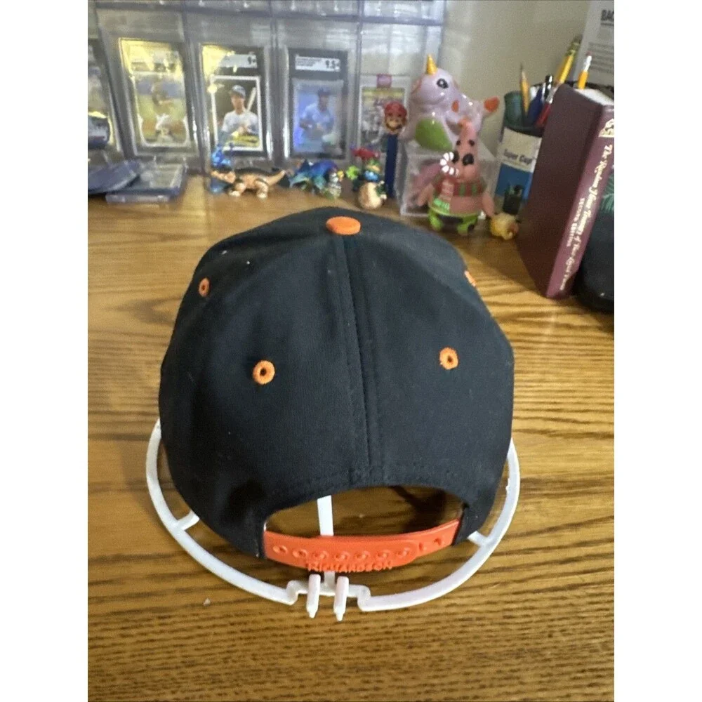 Vintage Russell Concrete Inc. SnapBack Trucker Hat Embroidered Orange & Black